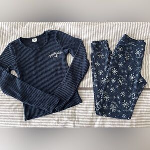 Hollister Snowflake Lounge PJ Set XSmall